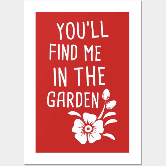 Garden | Funny And Cute Gardening Wall Art by Wizardmode